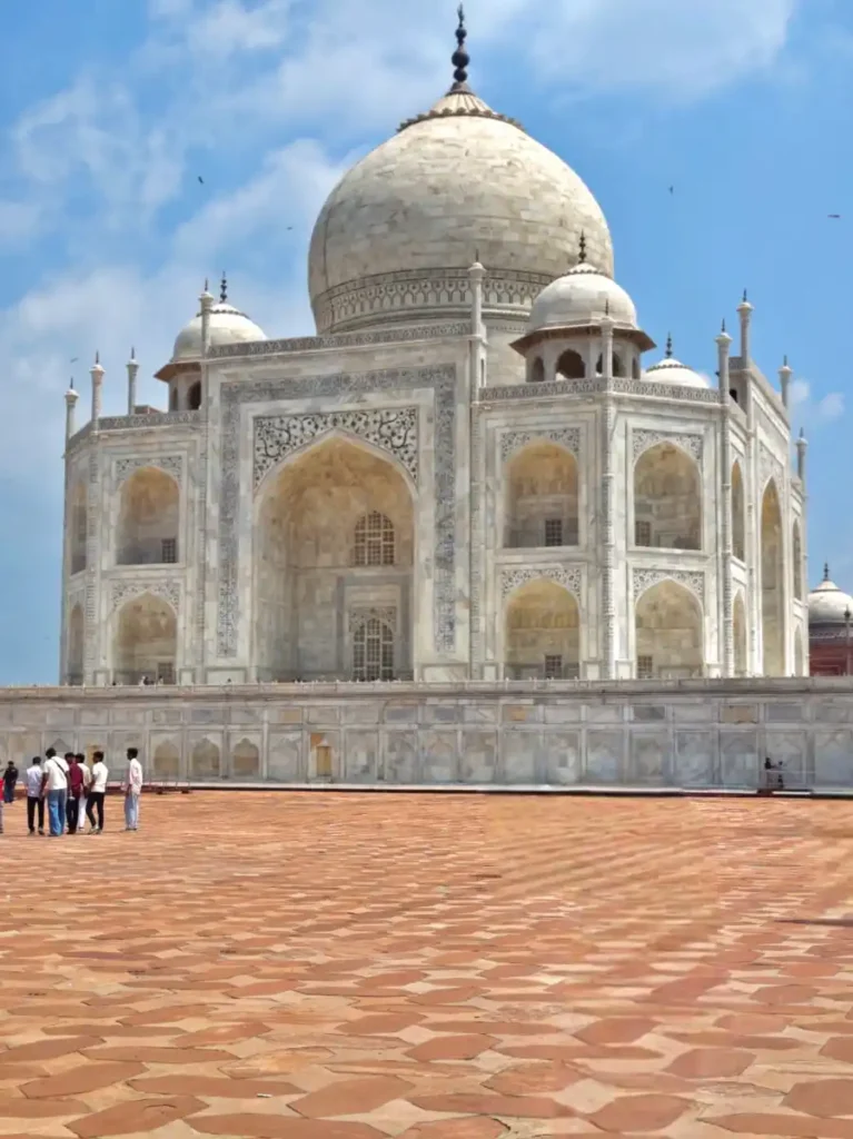 Taj Mahal Closeup View