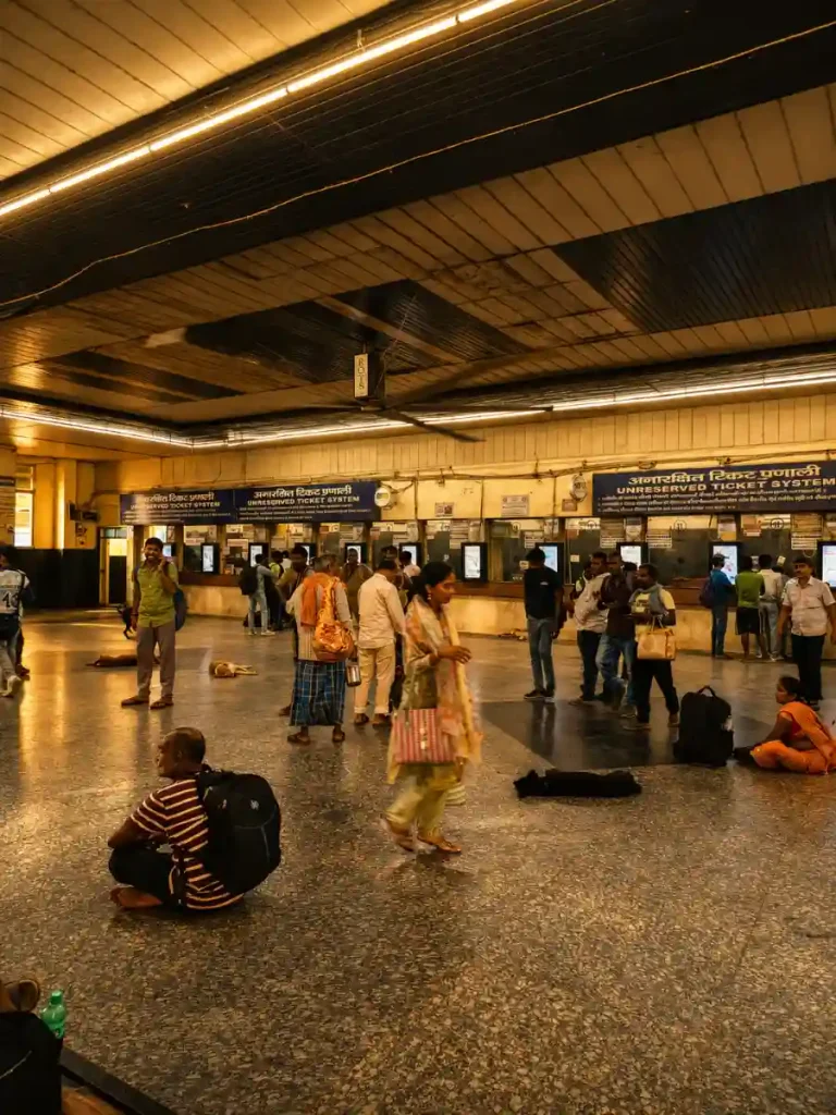 GKP Station Crowd