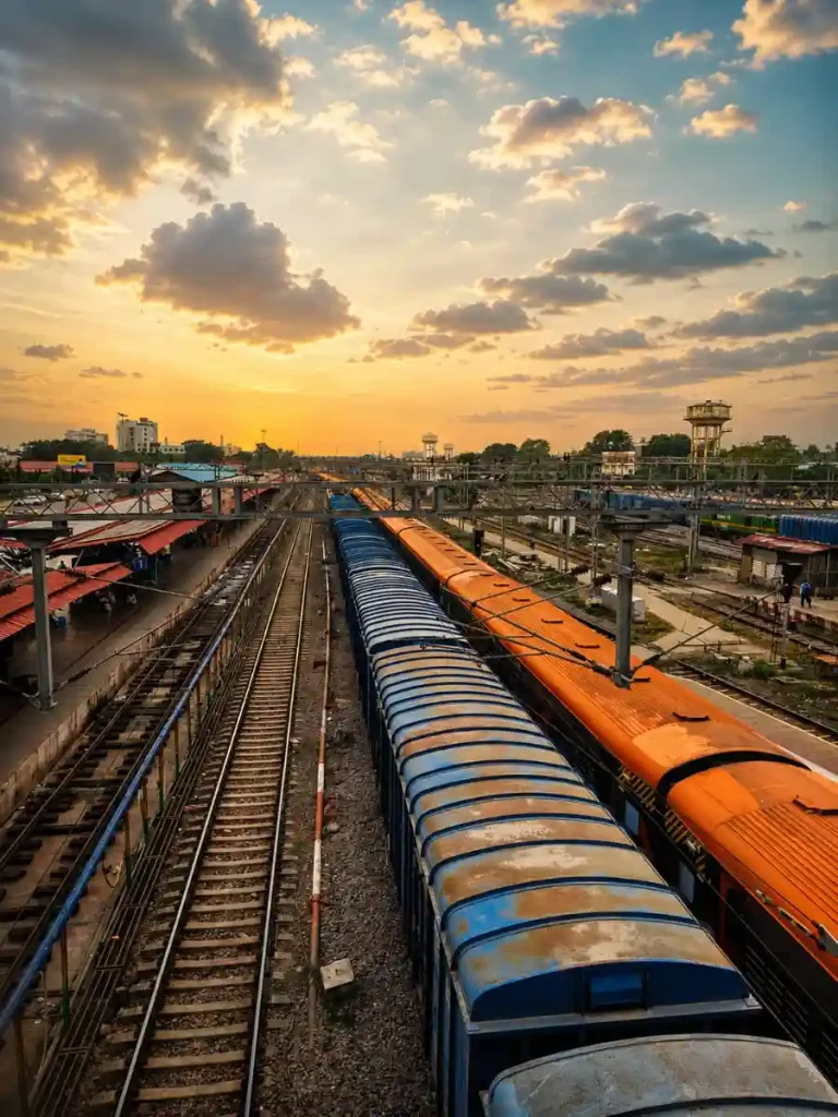 GKP railway station trains